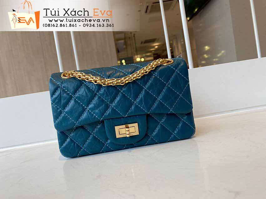 Túi Xách Chanel Mini Bag Siêu Cấp Màu Xanh Đẹp M0874.