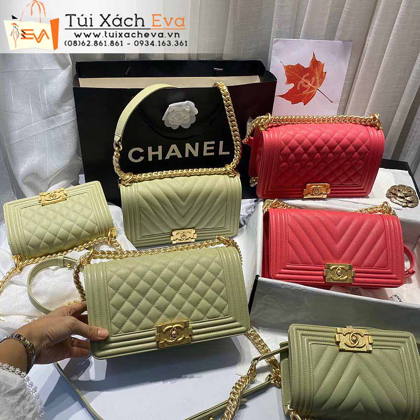 Túi Xách Chanel Boy Siêu Cấp Màu Đỏ Đẹp M67086.