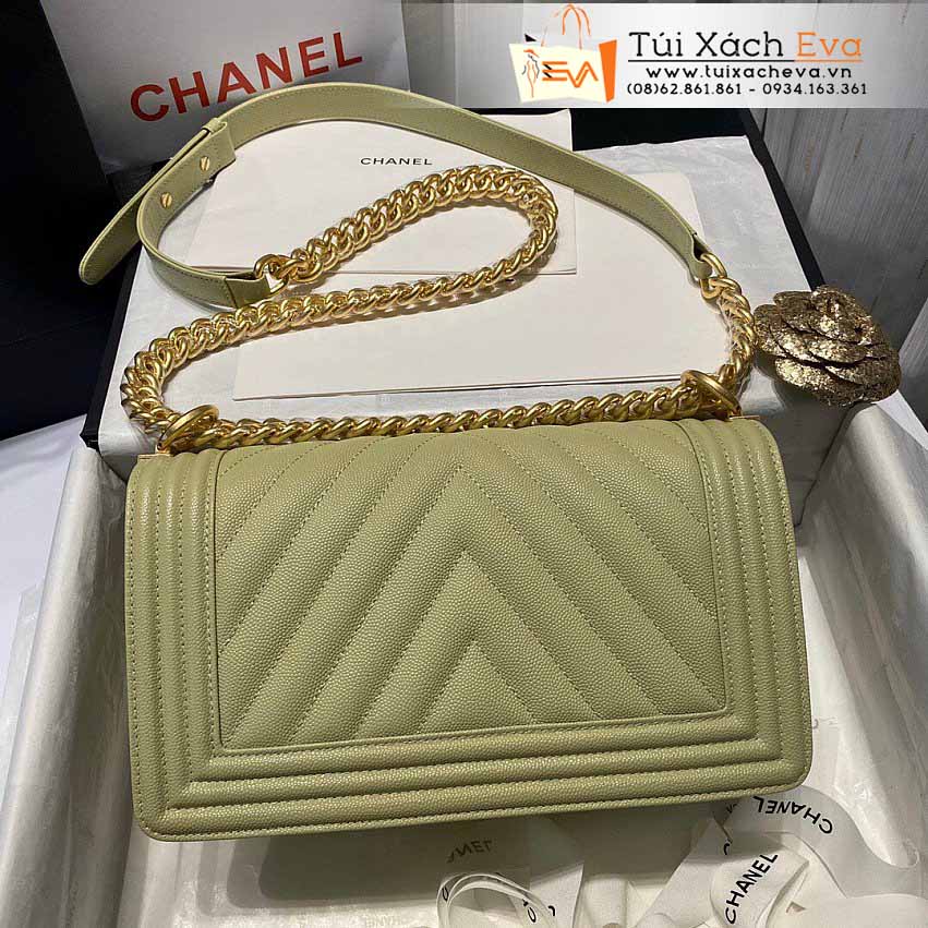 Túi Xách Chanel Boy Siêu Cấp Màu Xanh Đẹp M67086.