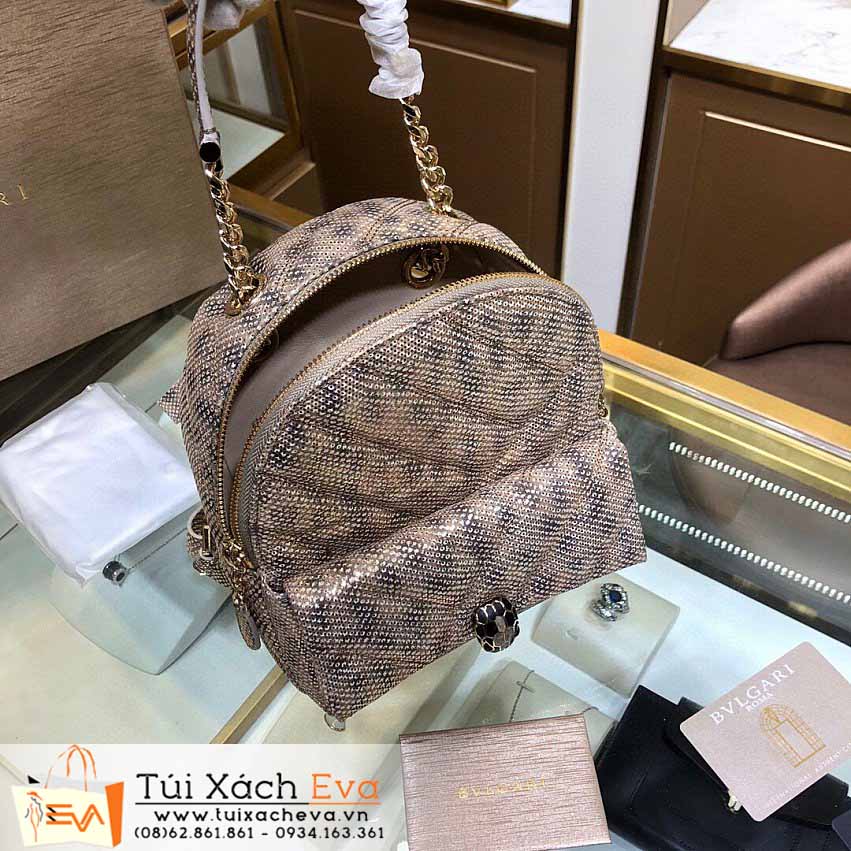 Balo BVL Serpenti Forever Bag Siêu Cấp Màu Xám Vàng Đẹp M288775.