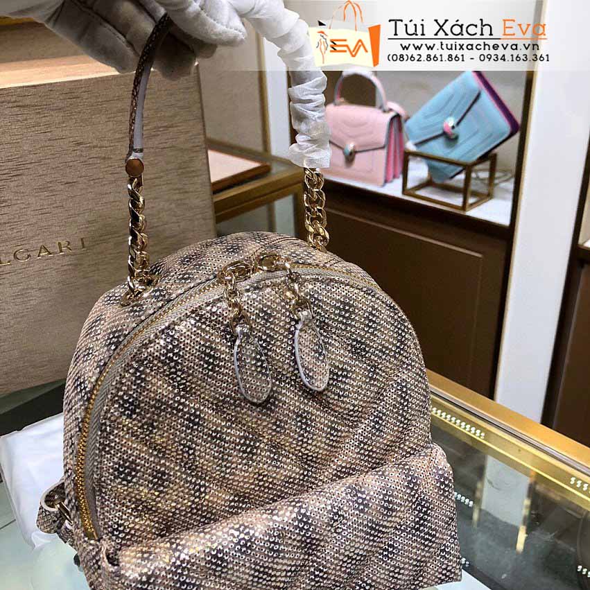 Balo BVL Serpenti Forever Bag Siêu Cấp Màu Xám Vàng Đẹp M288775.