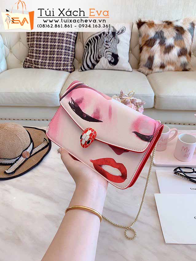 Túi Xách BVL Serpenti in Love Bag Siêu Cấp Màu Hồng Đẹp.