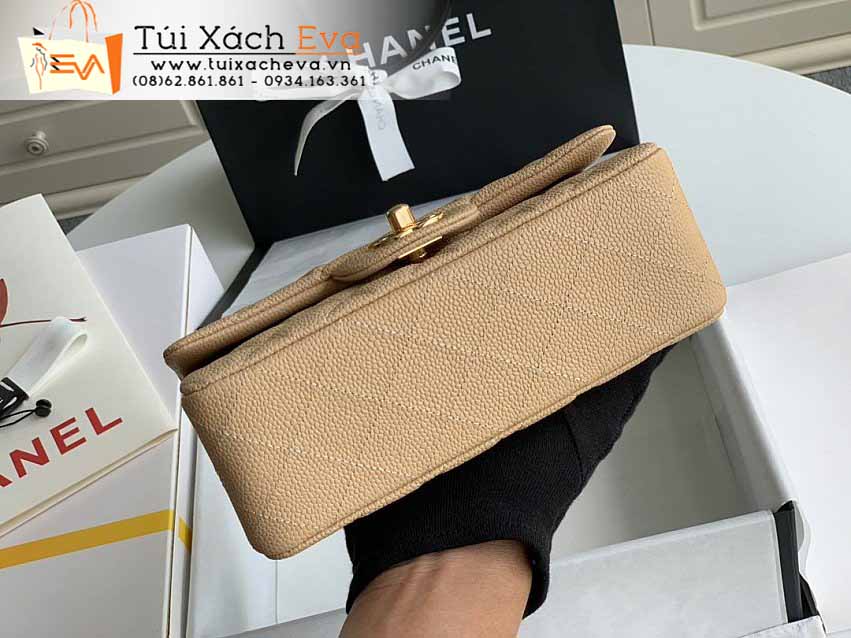 Túi Xách Chanel Classic Flap Bag Siêu Cấp Màu Kem Đẹp M1116.