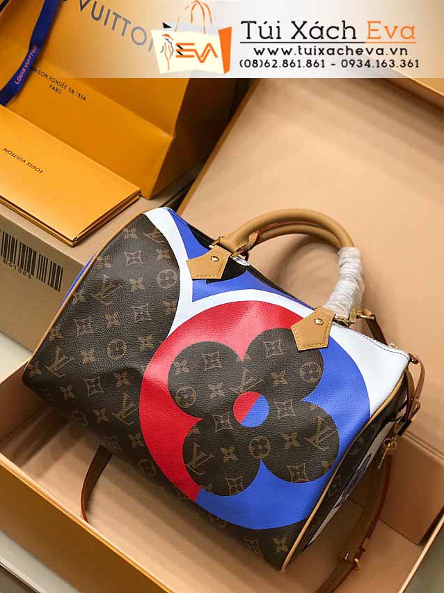 Túi Xách LV Speedy Bandouliere 30 Bag Siêu Cấp Màu Nâu Đẹp M57451.