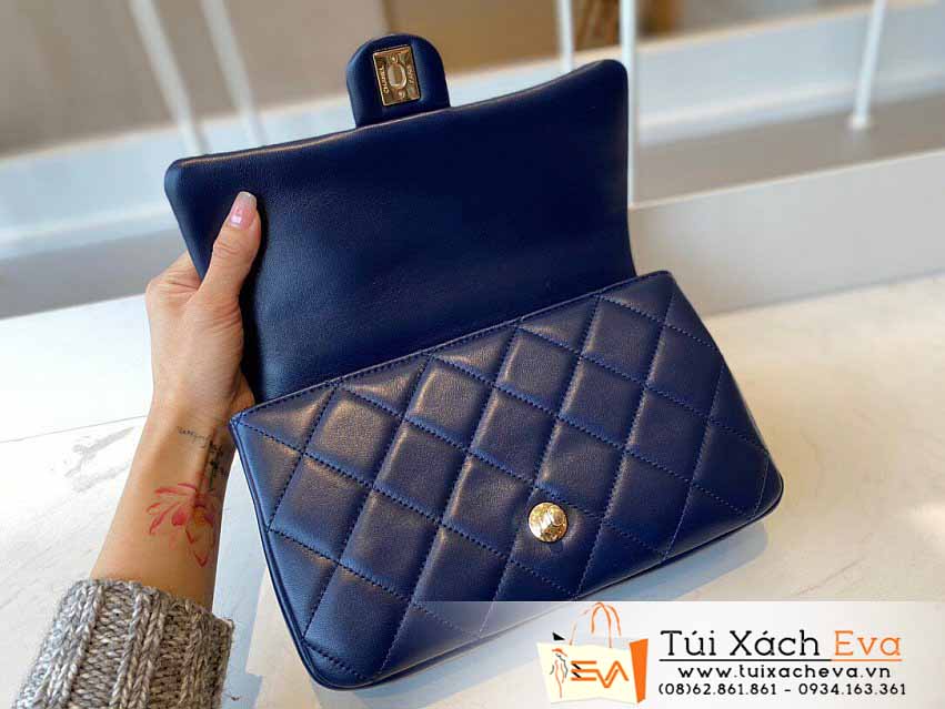 Túi Xách Chanel Cruise Bag Siêu Cấp Màu Xanh Đẹp M1353.