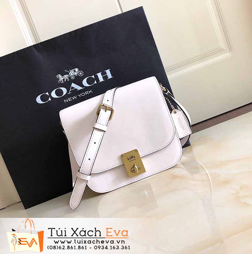 Túi Xách Coach Hutton Saddle Bag Siêu Cấp Màu Hồng Đẹp.