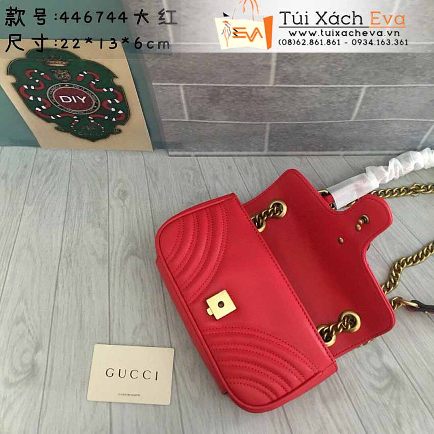 Túi Xách Gucci Marmont Bag Siêu Cấp Màu Đỏ Đẹp M446744.