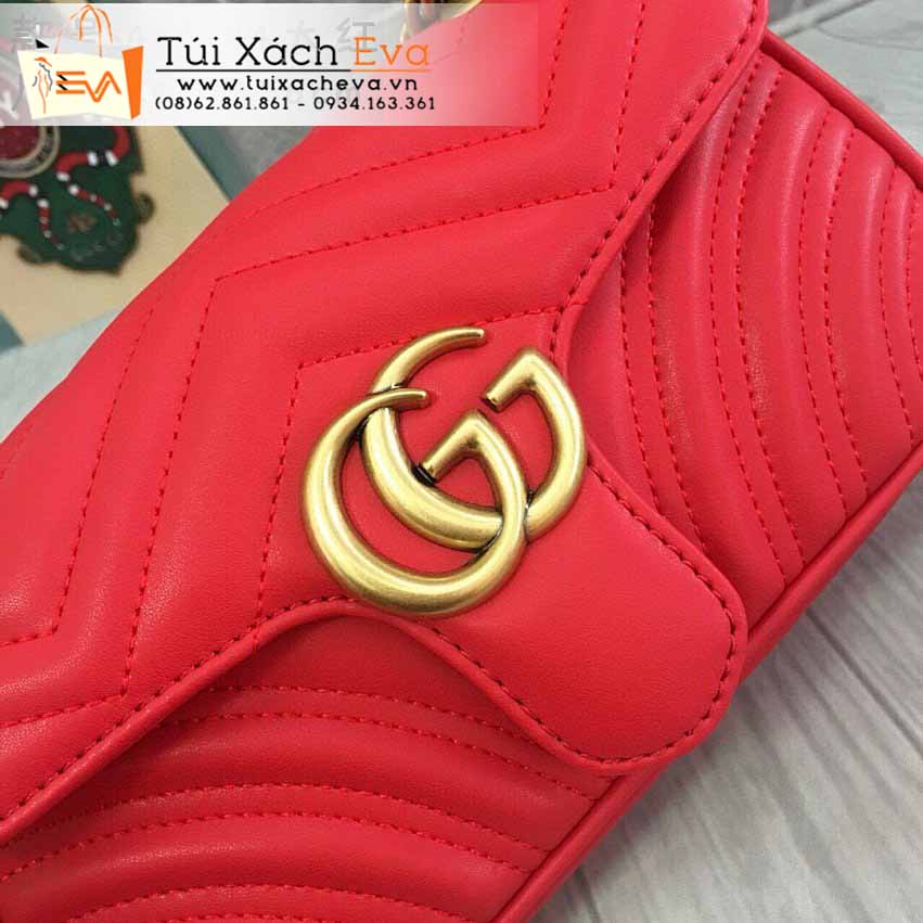 Túi Xách Gucci Marmont Bag Siêu Cấp Màu Đỏ Đẹp M446744.