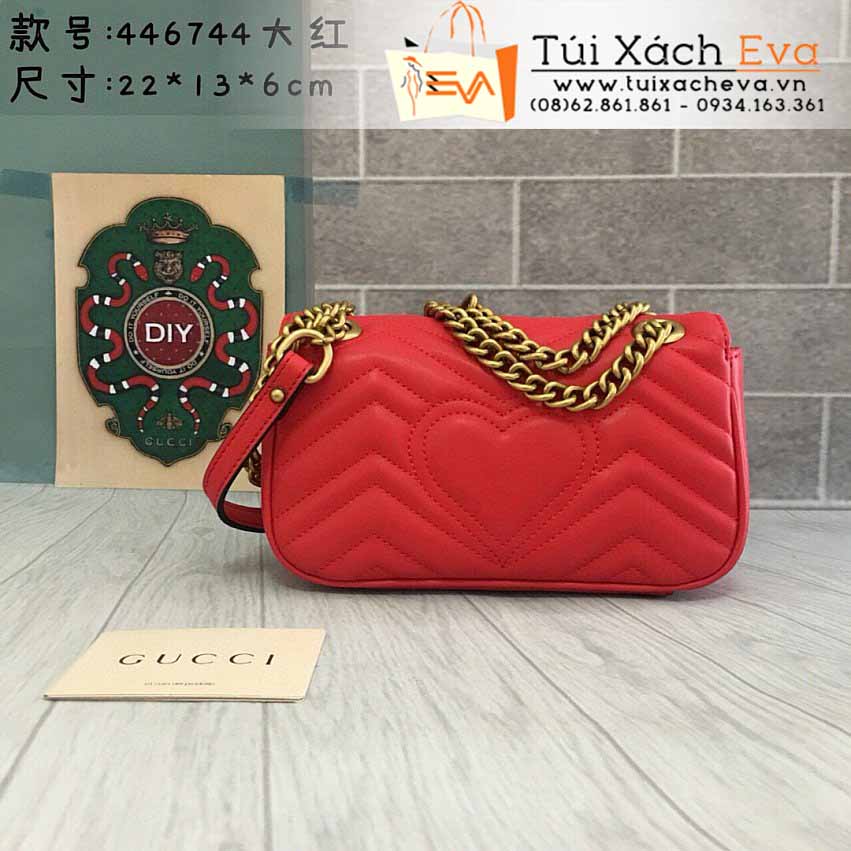 Túi Xách Gucci Marmont Bag Siêu Cấp Màu Đỏ Đẹp M446744.