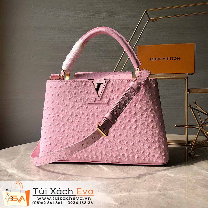 Túi Xách Lv Capucines BB Bag Siêu Cấp Màu Hồng Đẹp M94519.