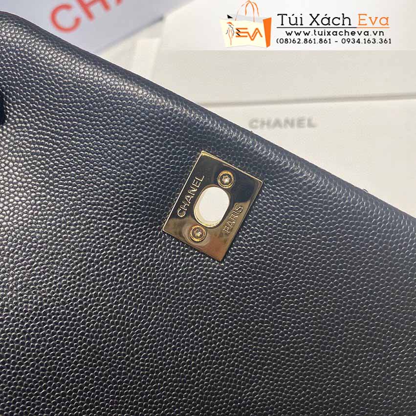 Túi Xách Chanel MiNi CoCo Handle Bag Siêu Cấp Màu Đen Đẹp M28000.