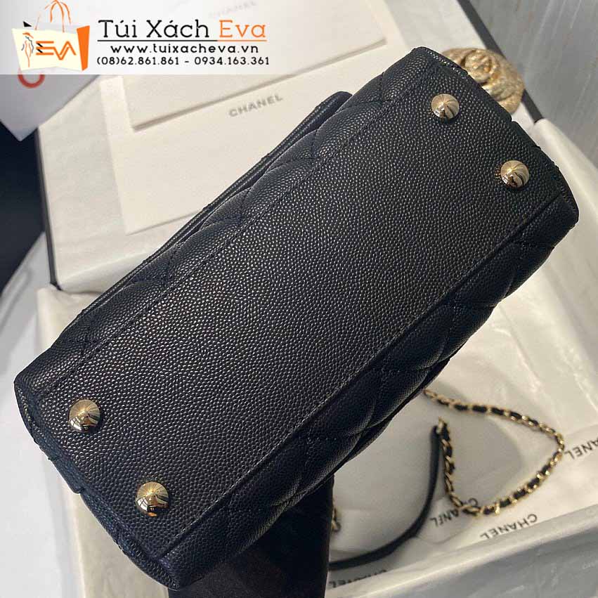 Túi Xách Chanel MiNi CoCo Handle Bag Siêu Cấp Màu Đen Đẹp M28000.