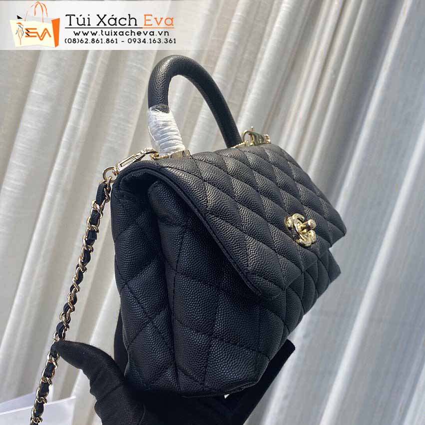 Túi Xách Chanel MiNi CoCo Handle Bag Siêu Cấp Màu Đen Đẹp M28000.