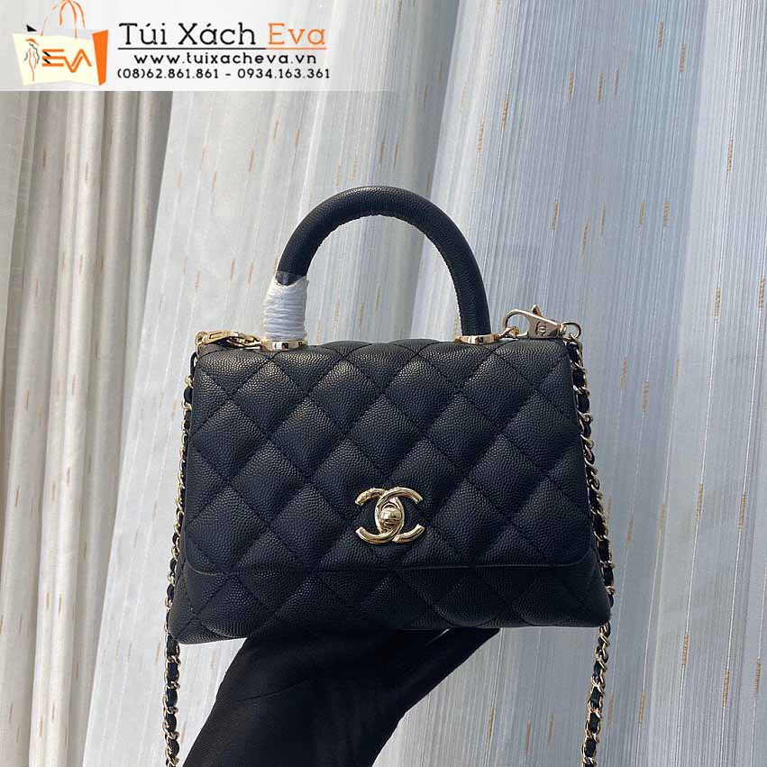 Túi Xách Chanel MiNi CoCo Handle Bag Siêu Cấp Màu Đen Đẹp M28000.