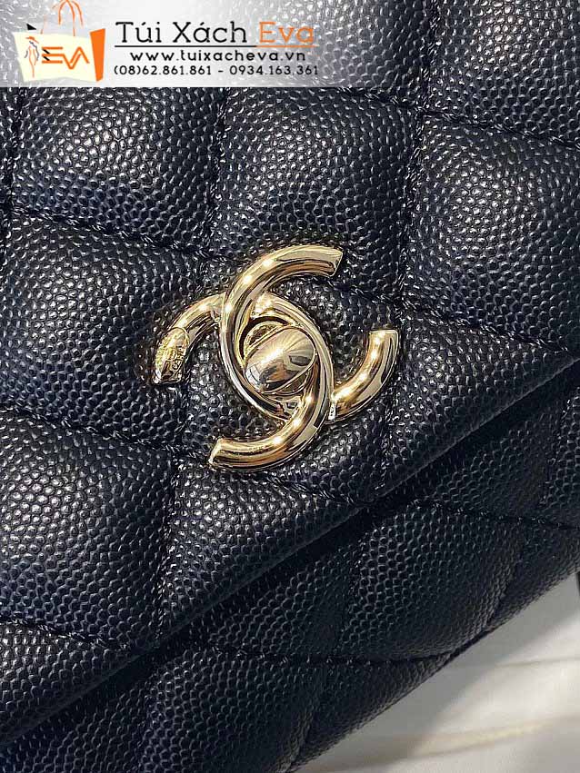 Túi Xách Chanel MiNi CoCo Handle Bag Siêu Cấp Màu Đen Đẹp M28000.