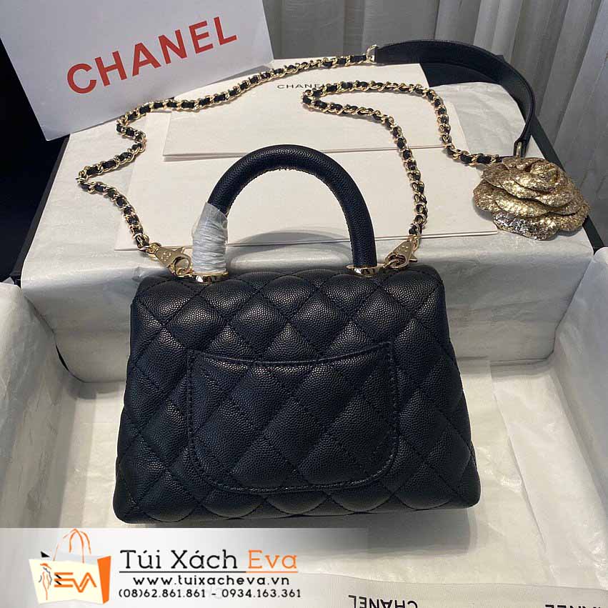 Túi Xách Chanel MiNi CoCo Handle Bag Siêu Cấp Màu Đen Đẹp M28000.