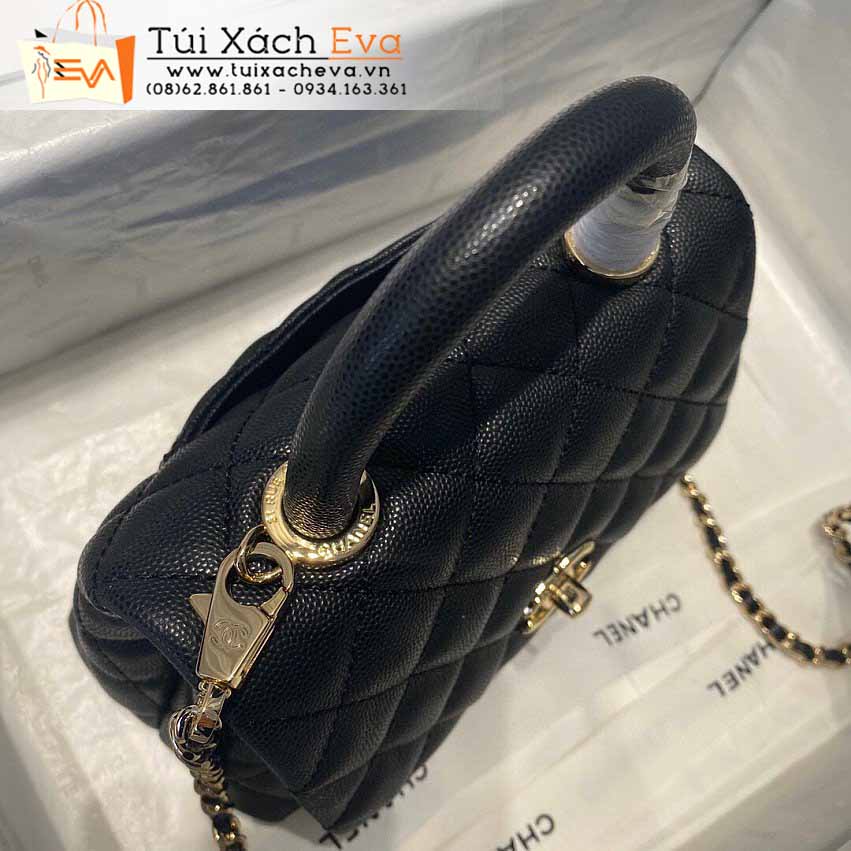 Túi Xách Chanel MiNi CoCo Handle Bag Siêu Cấp Màu Đen Đẹp M28000.