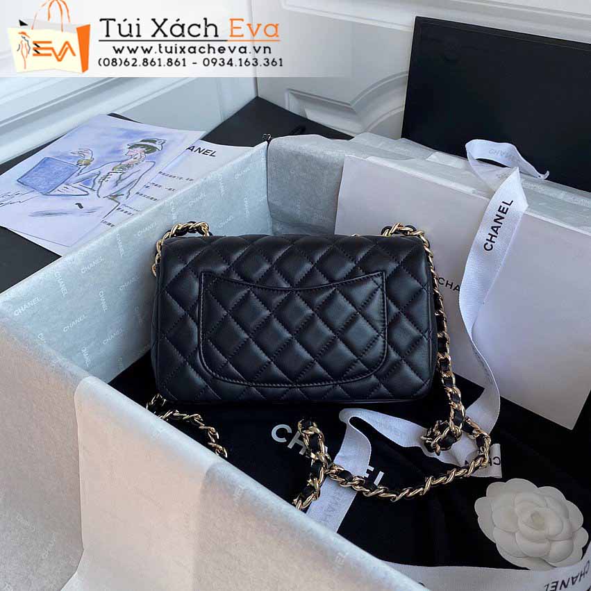 Túi Xách Chanel Mini Classic Flap Bag Siêu Cấp Màu Đen Đẹp M2326.