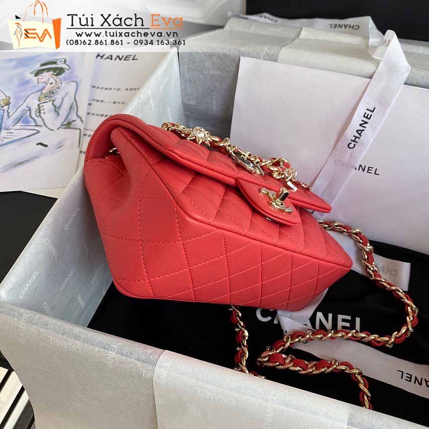 Túi Xách Chanel Mini Classic Flap Bag Siêu Cấp Màu Đỏ Đẹp M2326.