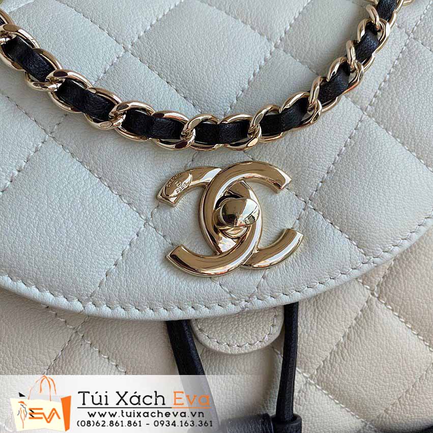 Balo Chanel Duma Bag Siêu Cấp Màu Trắng Đẹp M1371.