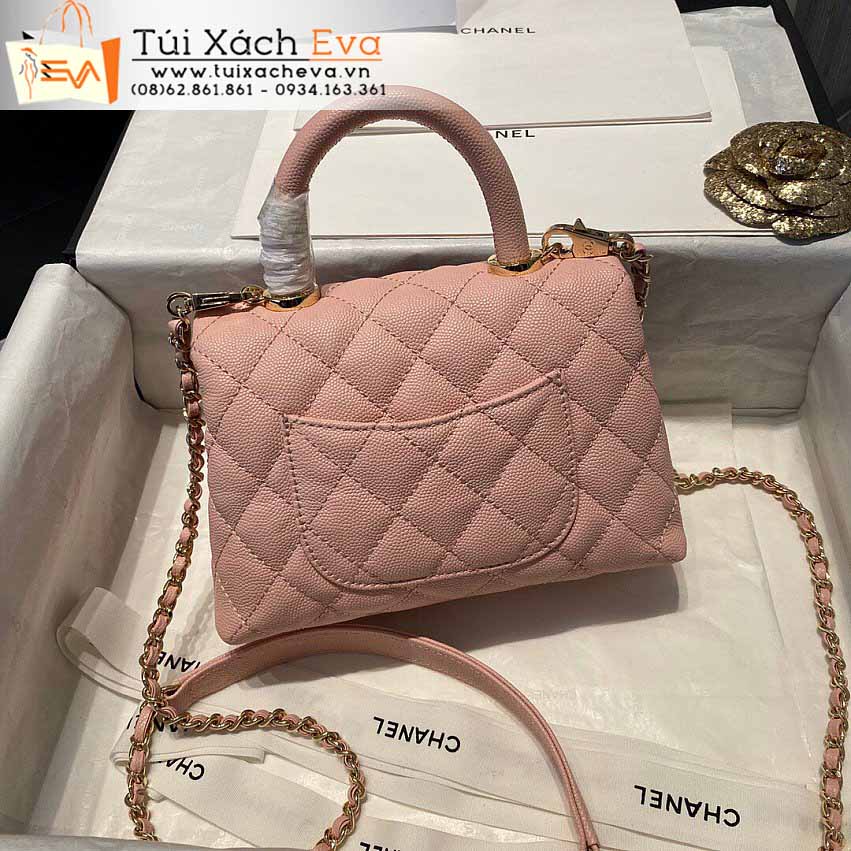 Túi Xách Chanel MiNi CoCo Handle Bag Siêu Cấp Màu Cam Đẹp M28000.