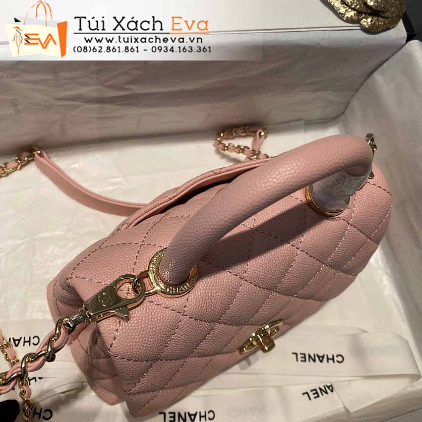 Túi Xách Chanel MiNi CoCo Handle Bag Siêu Cấp Màu Cam Đẹp M28000.