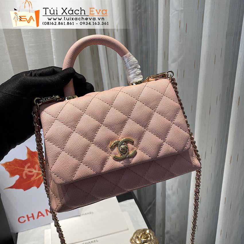 Túi Xách Chanel MiNi CoCo Handle Bag Siêu Cấp Màu Cam Đẹp M28000.