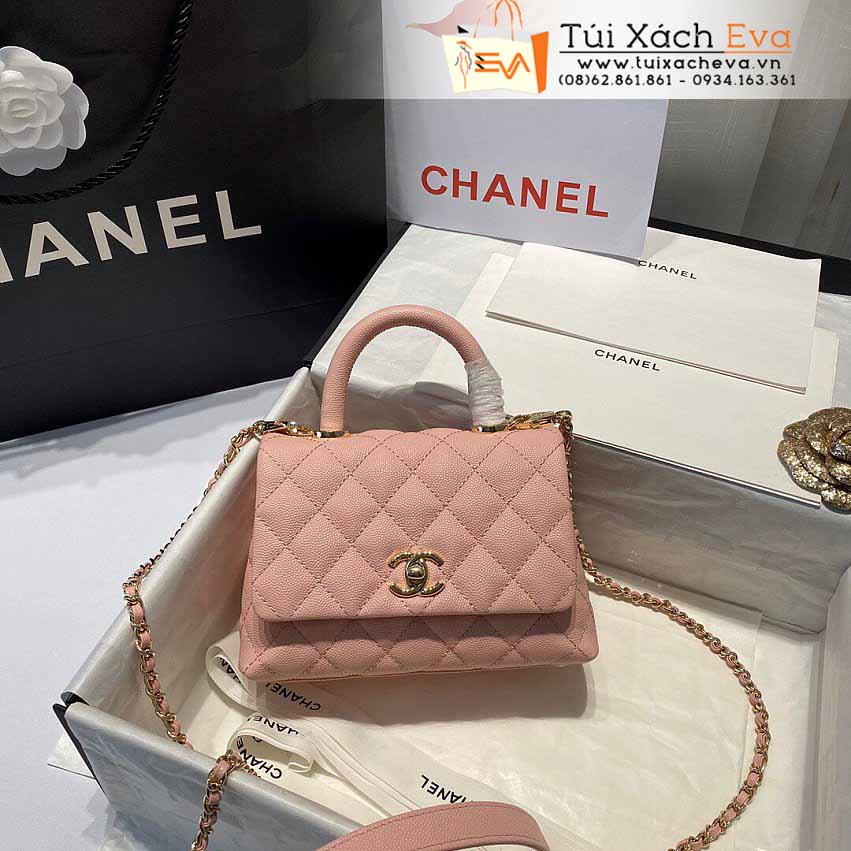 Túi Xách Chanel MiNi CoCo Handle Bag Siêu Cấp Màu Cam Đẹp M28000.