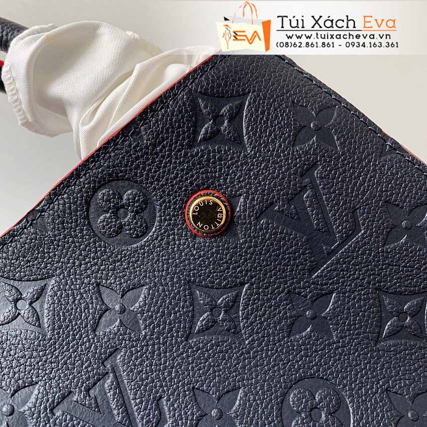 Túi Xách LV MONTAIGNE BB Bag Siêu Cấp Màu Xanh Đẹp M42747.