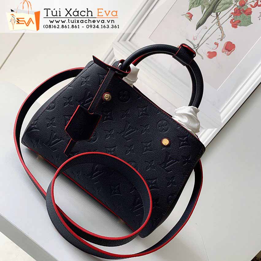 Túi Xách LV MONTAIGNE BB Bag Siêu Cấp Màu Xanh Đẹp M42747.