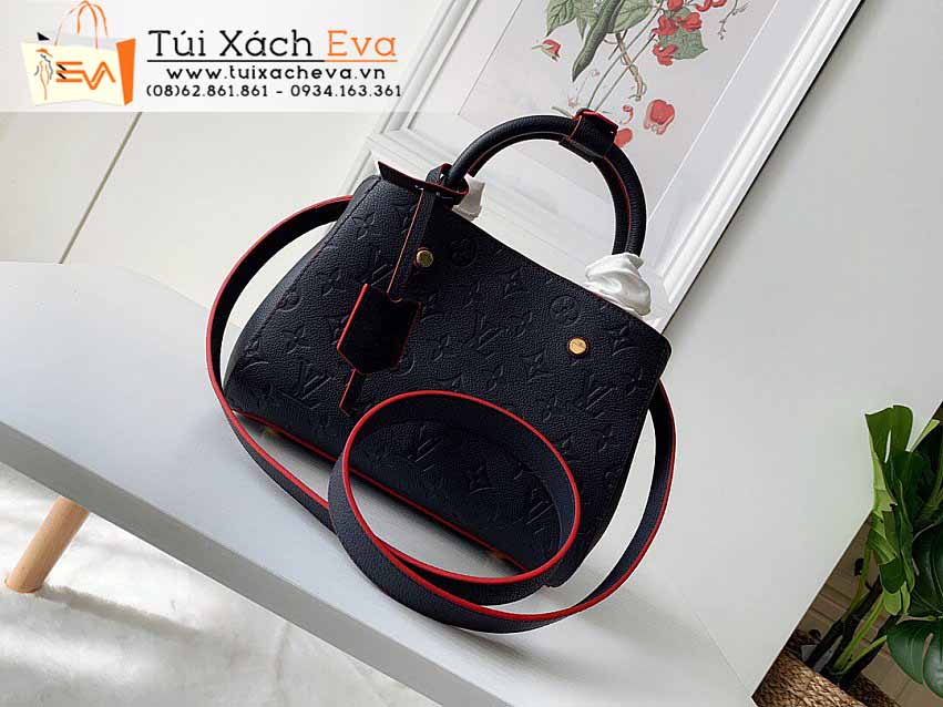 Túi Xách LV MONTAIGNE BB Bag Siêu Cấp Màu Xanh Đẹp M42747.