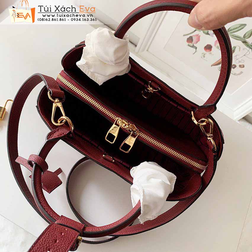 Túi Xách LV MONTAIGNE BB Bag Siêu Cấp Màu Đỏ Đẹp M41053.