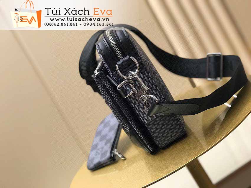 Túi Xách LV POCHETTE TRIO Bag Siêu Cấp Màu Đen Sọc Caro Đẹp M69445.