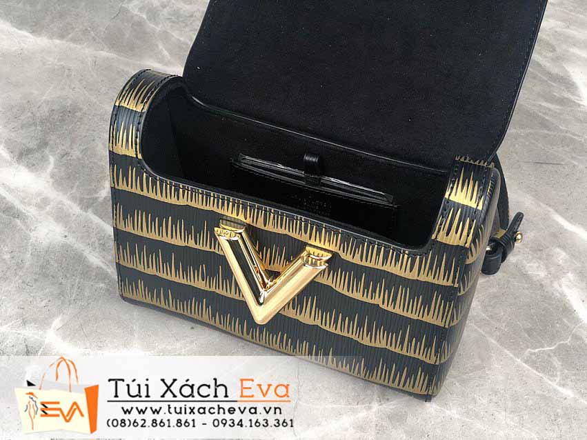 Túi Xách LV Twist Bag Siêu Cấp Màu Đen Phối Vàng Đẹp M50332.