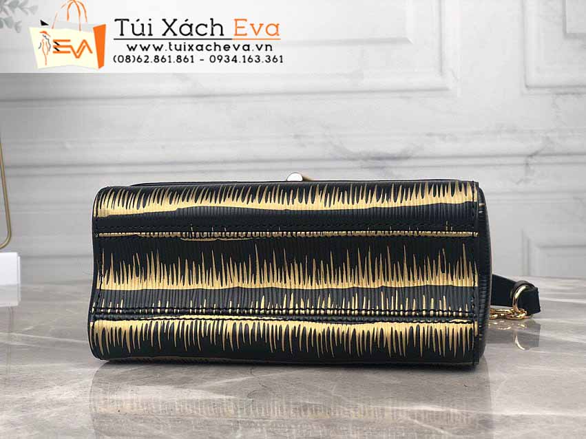 Túi Xách LV Twist Bag Siêu Cấp Màu Đen Phối Vàng Đẹp M50332.