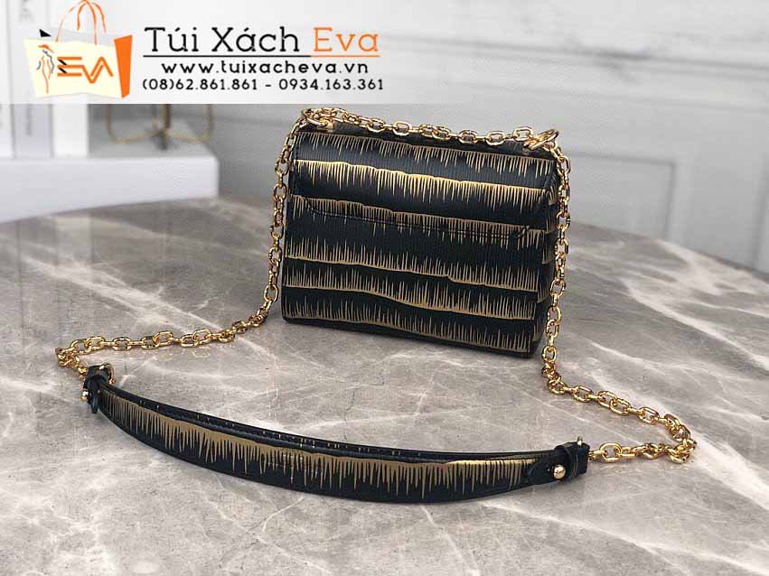 Túi Xách LV Twist Bag Siêu Cấp Màu Đen Phối Vàng Đẹp M50332.