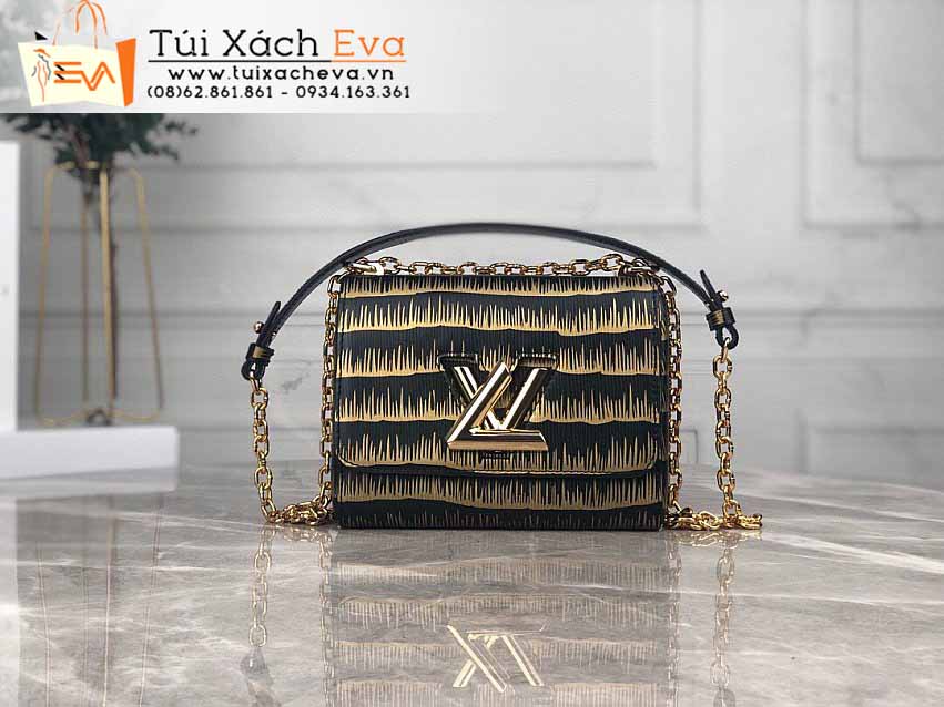 Túi Xách LV Twist Bag Siêu Cấp Màu Đen Phối Vàng Đẹp M50332.