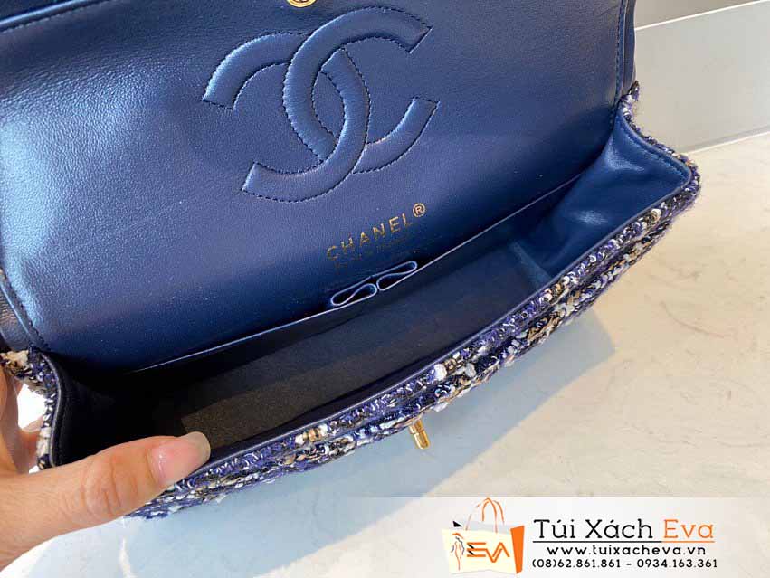 Túi Xách Chanel Bag Siêu Cấp Màu Xanh Đẹp M01112.