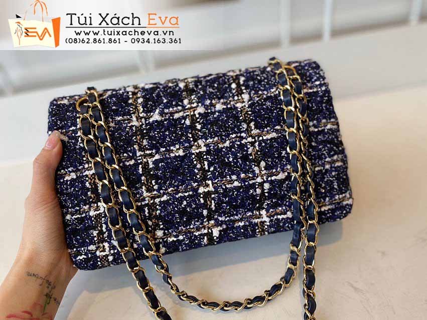 Túi Xách Chanel Bag Siêu Cấp Màu Xanh Đẹp M01112.