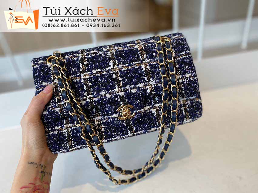 Túi Xách Chanel Bag Siêu Cấp Màu Xanh Đẹp M01112.