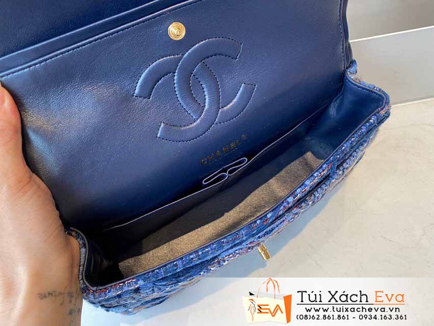 Túi Xách Chanel Bag Siêu Cấp Màu Xanh Đẹp M01116.