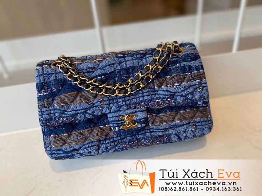 Túi Xách Chanel Bag Siêu Cấp Màu Xanh Đẹp M01116.