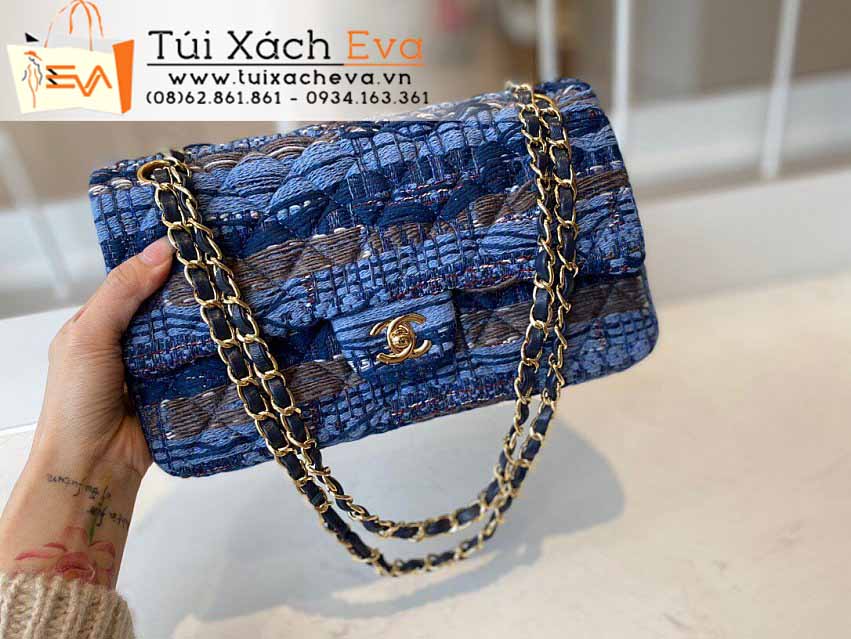 Túi Xách Chanel Bag Siêu Cấp Màu Xanh Đẹp M01116.