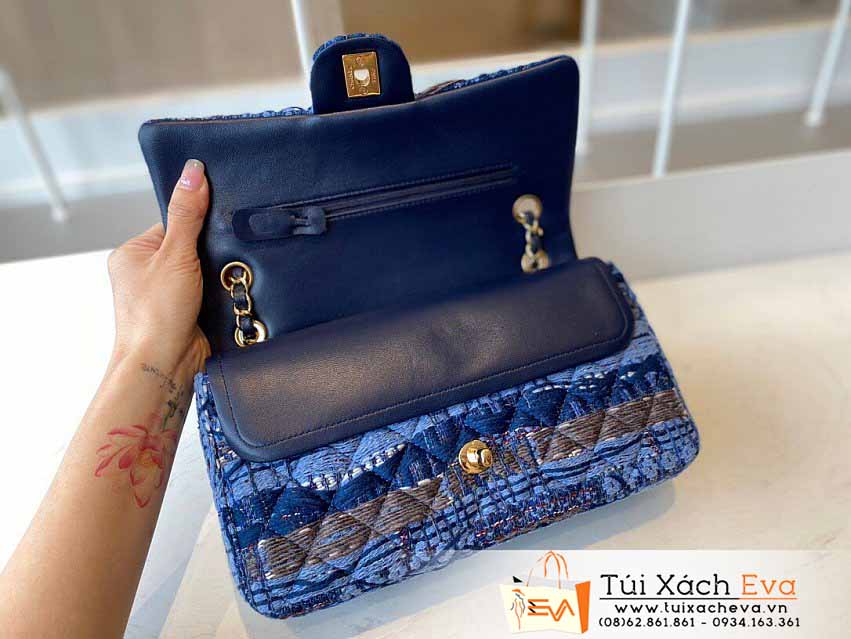 Túi Xách Chanel Bag Siêu Cấp Màu Xanh Đẹp M01116.