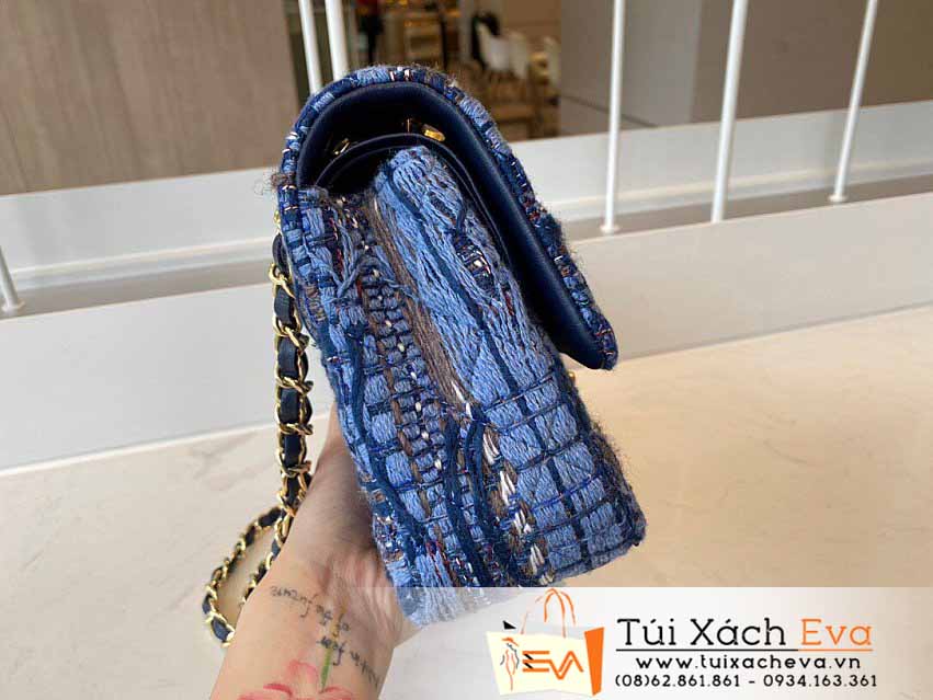 Túi Xách Chanel Bag Siêu Cấp Màu Xanh Đẹp M01116.