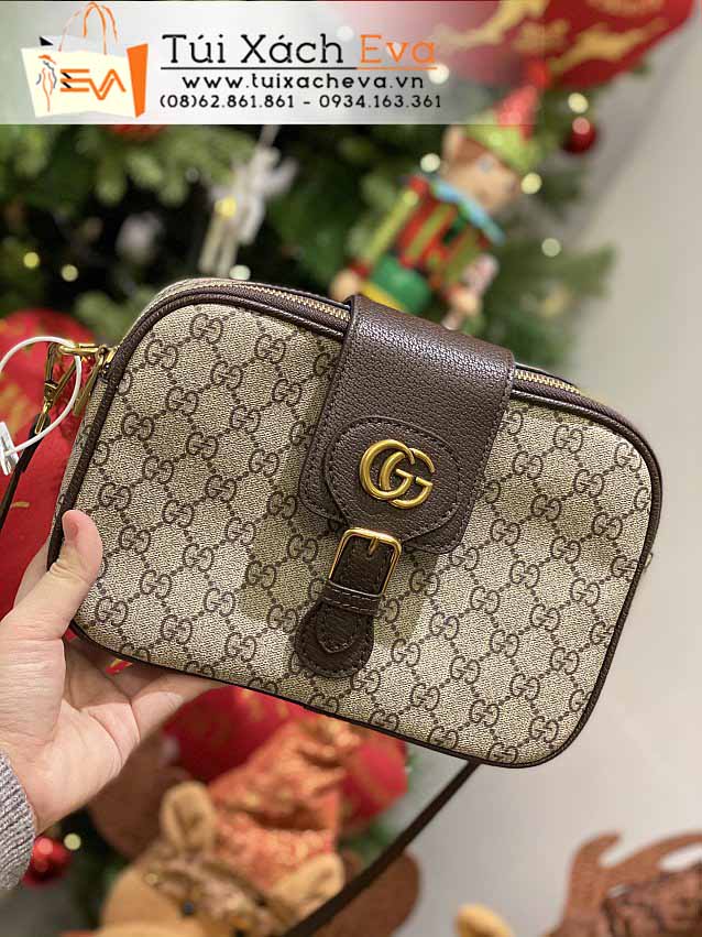 Túi Xách Gucci Crossbody Bag Siêu Cấp Màu Nâu Đẹp.