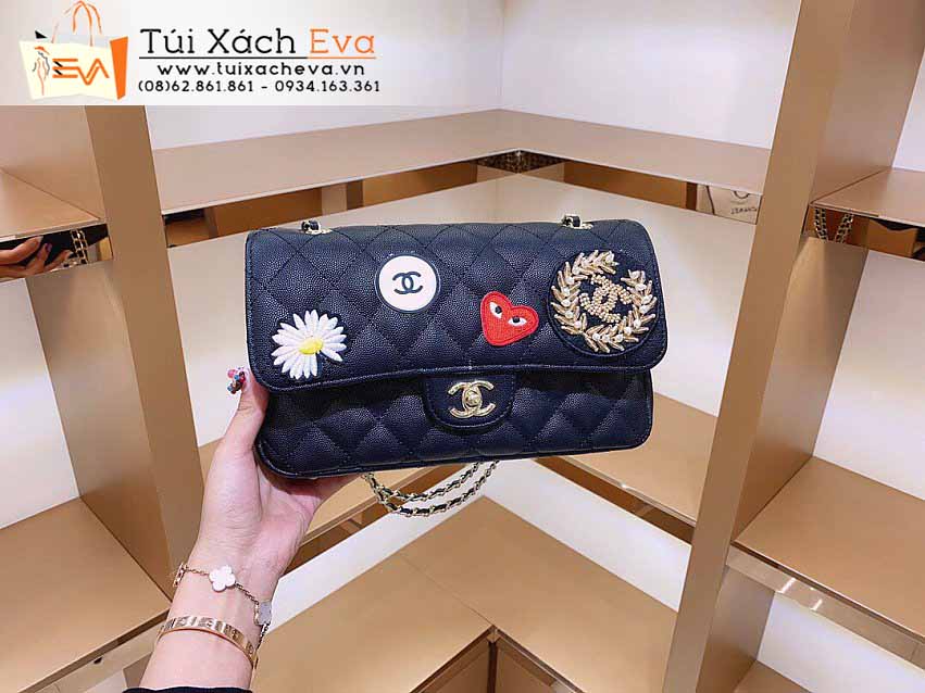 Túi Xách Chanel Classic Flap Bag Siêu Cấp Màu Đen Đẹp M26713.