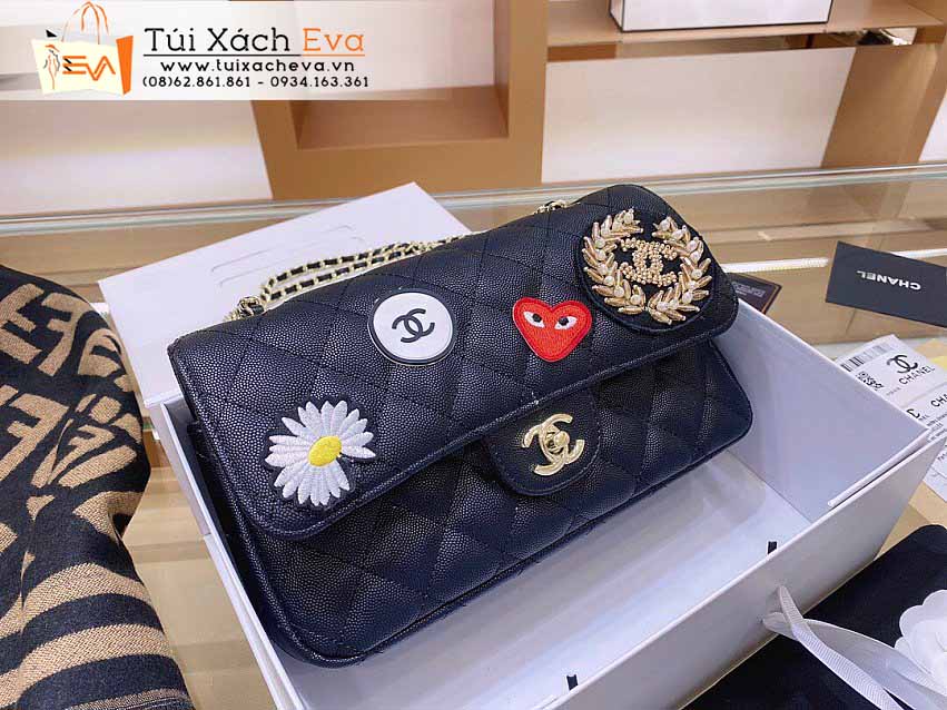 Túi Xách Chanel Classic Flap Bag Siêu Cấp Màu Đen Đẹp M26713.