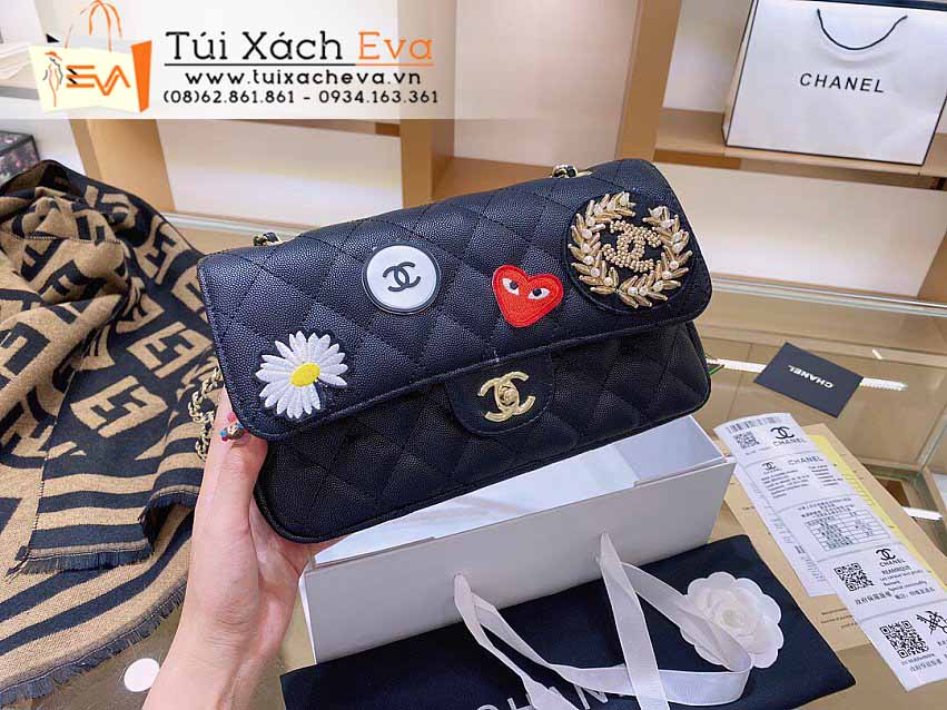 Túi Xách Chanel Classic Flap Bag Siêu Cấp Màu Đen Đẹp M26713.