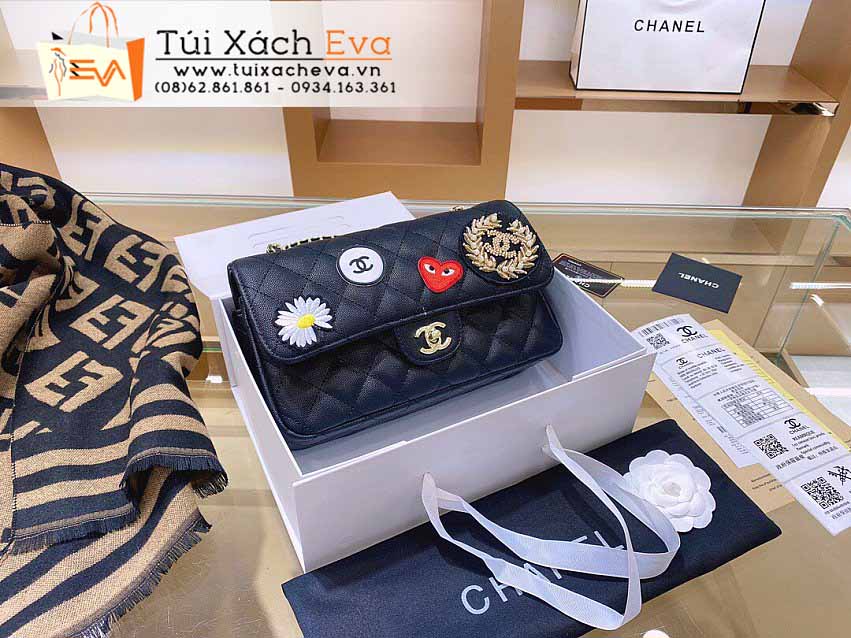 Túi Xách Chanel Classic Flap Bag Siêu Cấp Màu Đen Đẹp M26713.